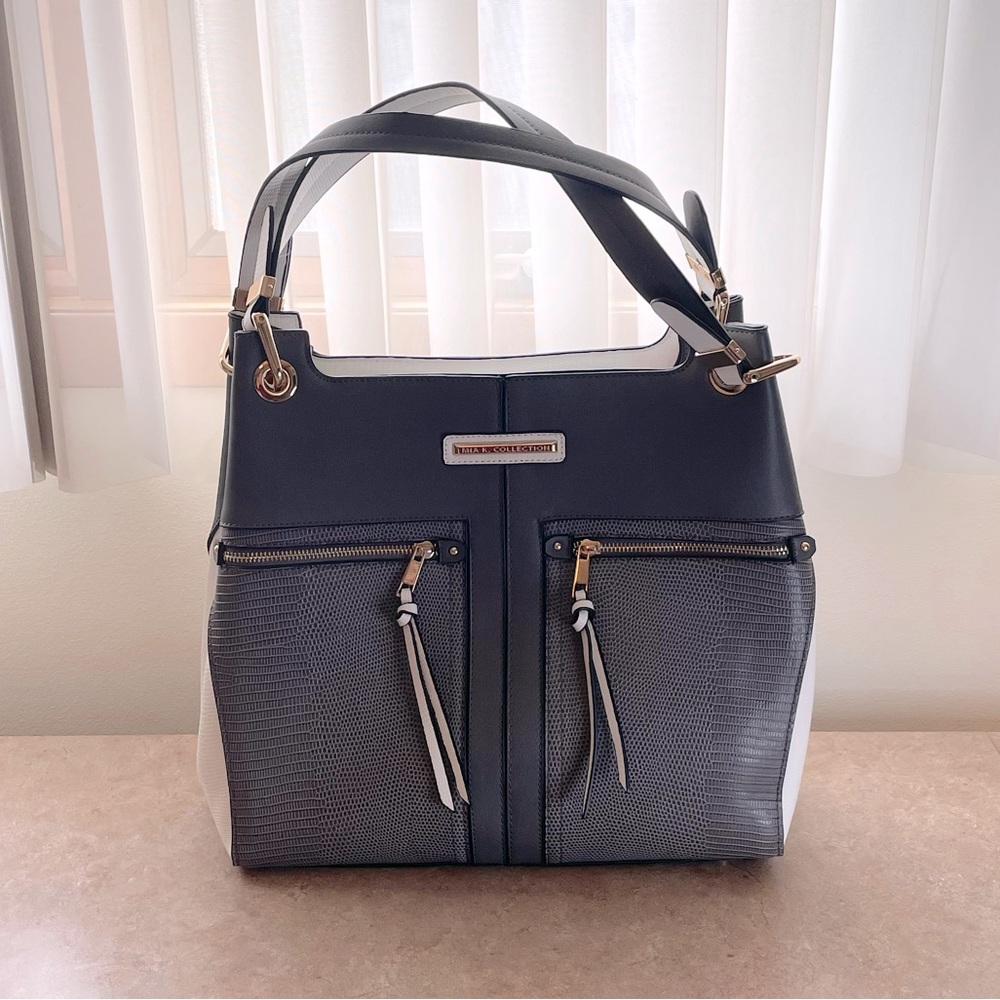 Large Color-block handbag. Perfect condition.
